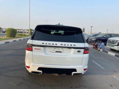 2018 Land Rover Range Rover Sport 3.0 Litres Turbo Diesel Engine White Black SUV