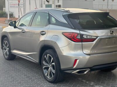 2017 Lexus RX350 Platinum 3.5 Liters 6 Cylinders Petrol Engine Gold Brown Luxury SUV