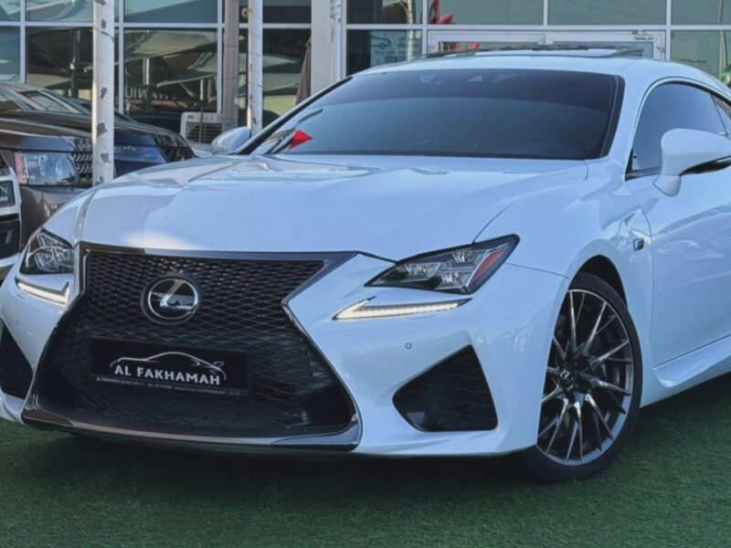 2016 Lexus RC F Carbon Fiber 5.0 Litres V8 Engine White Red 2-door Luxury Coupe