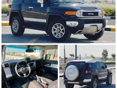 2012 Toyota FJ Cruiser 4.0 Litres V6 Petrol Engine Black SUV Automatic 4WD Full option