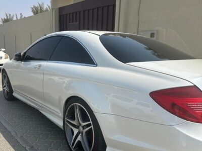 2008 Mercedes-Benz CL500 5.5 Litres V8 Petrol Engine White Luxury 2-door Coupe