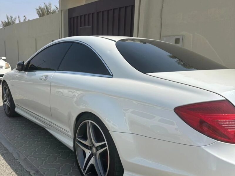 2008 Mercedes-Benz CL500 5.5 Litres V8 Petrol Engine White Luxury 2-door Coupe