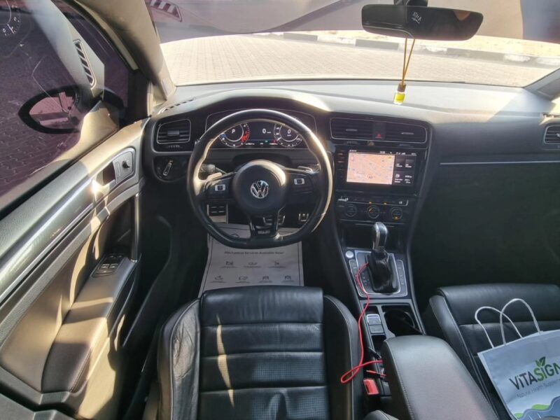 2018 Volkswagen Golf R 2.0 Liters Inline-4 Cylinders Petrol Engine White Black Hatchback