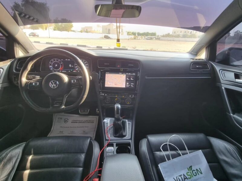 2018 Volkswagen Golf R 2.0 Liters Inline-4 Cylinders Petrol Engine White Black Hatchback