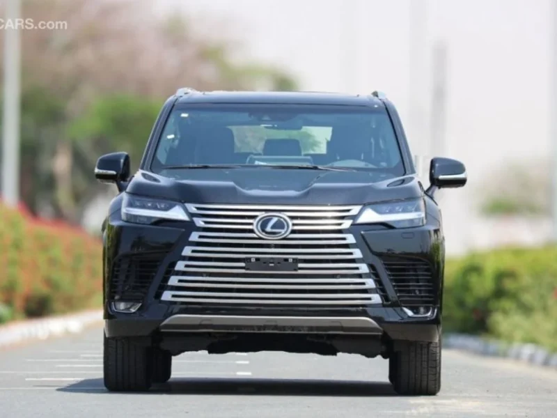 2024 Lexus LX 600 3.5 Liters V6 Turbocharged Petrol Engine Black SUV Automatic