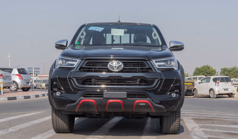 2025 Toyota Hilux TRD SR5 4.0L V6, DOHC, 24-Valve, Dual VVT-i Black Red Pickup Truck