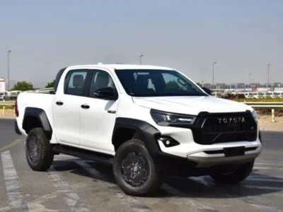 2025 Toyota Hilux GR Sport 2.8L 4 Cylinder Turbo Diesel Engine White Black Double Cab Pickup