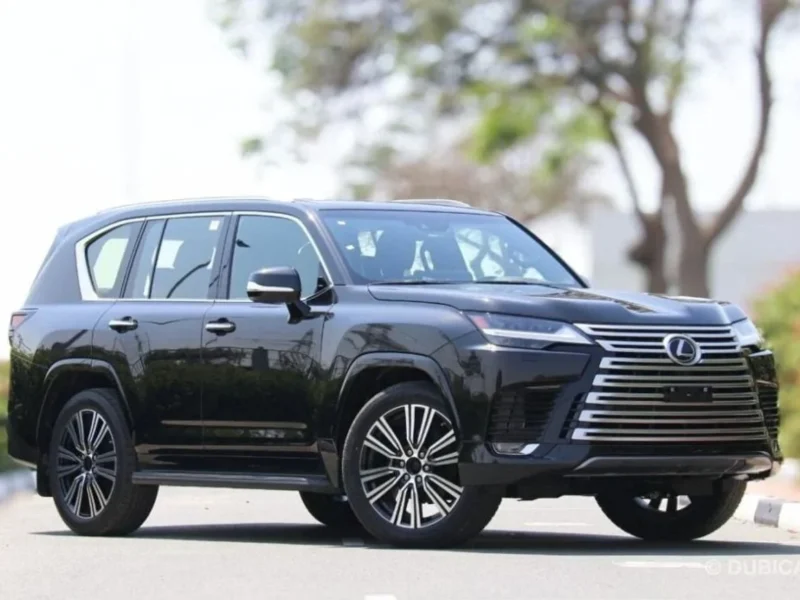2024 Lexus LX 600 3.5 Liters V6 Turbocharged Petrol Engine Black SUV Automatic