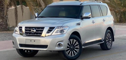 2015 Nissan Patrol SE Platinum 5.6 Liters V8 Petrol Engine Silver Beige SUV Automatic