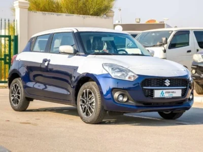 2025 Suzuki Swift GLX 1.2 Liter 3 Cylinders Petrol Engine Blue Grey Hatchback Automatic