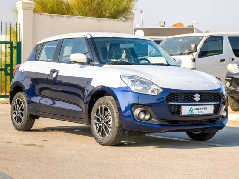 2025 Suzuki Swift GLX 1.2 Liter 3 Cylinders Petrol Engine Blue Grey Hatchback Automatic