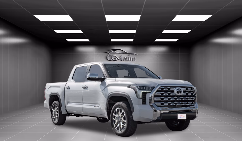 2025 Toyota Tundra 1794 Edition 3.5L Twin-Turbocharged V6 Engine White Tan Pickup