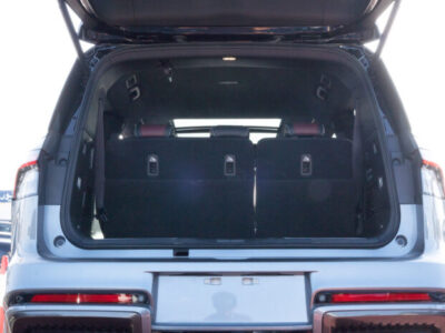 2025 Infiniti QX80 Autograph 3.5-liter V6 Twin-Turbocharged Engine Silver Red SUV