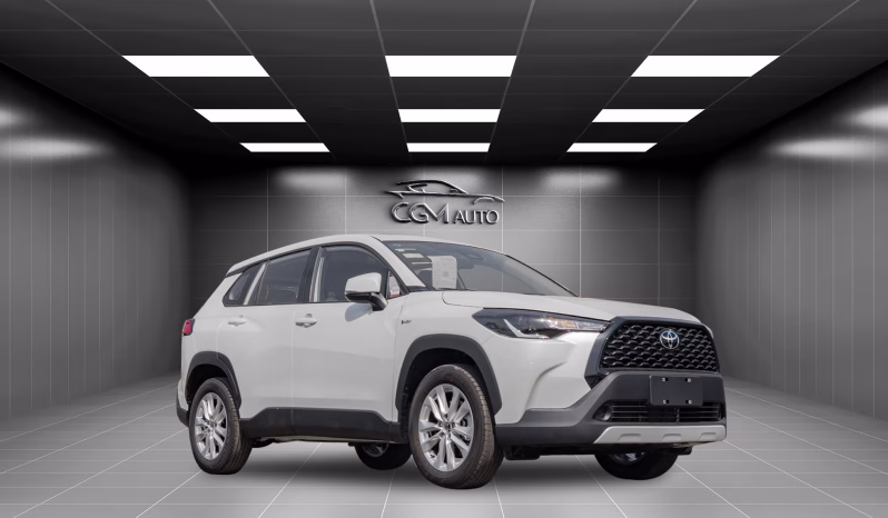 2025 Toyota Corolla Cross 2.0-liter inline 4-cylinder Hybrid​ Engine White Black SUV