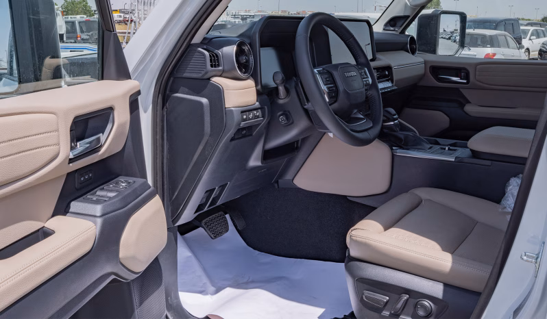 2025 Toyota Land Cruiser Prado VXL 2.4L Turbocharged 4-cylinder Engine​ White Beige SUV