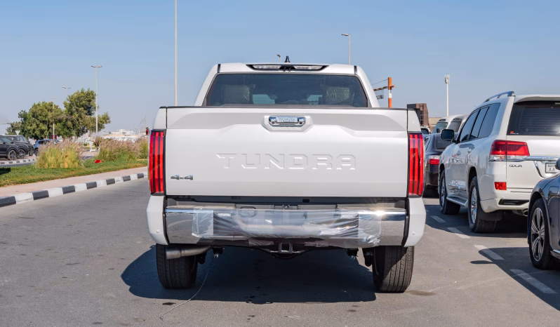2025 Toyota Tundra 1794 Edition 3.5L Twin-Turbocharged V6 Engine White Tan Pickup