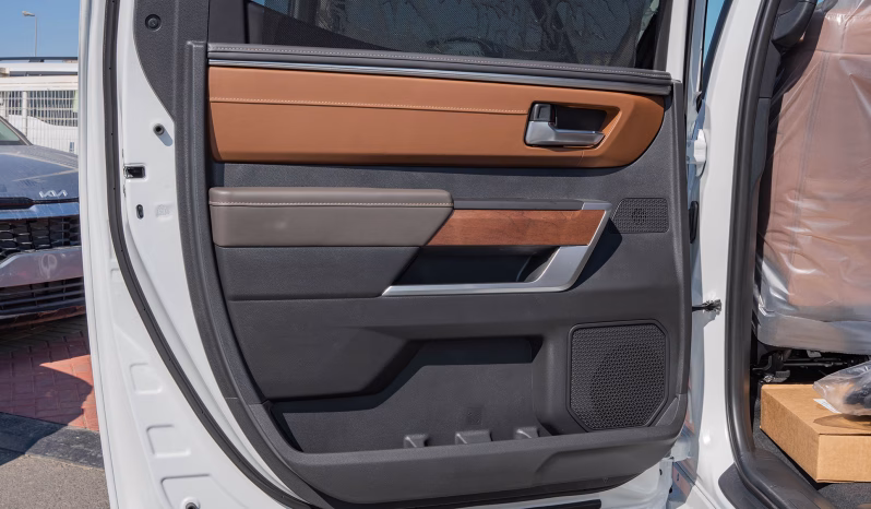 2025 Toyota Tundra 1794 Edition 3.5L Twin-Turbocharged V6 Engine White Tan Pickup