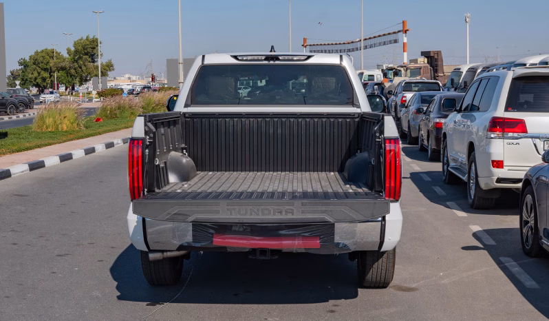2025 Toyota Tundra 1794 Edition 3.5L Twin-Turbocharged V6 Engine White Tan Pickup