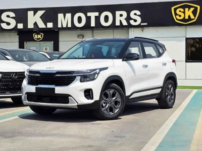 2025 Kia Seltos CVT LUXURY DUAL TONE WITH BLACK ROOF 1.5L V4 White Black SUV