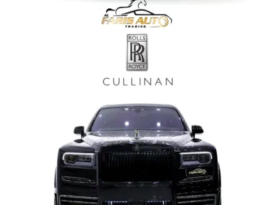2023 ROLLS ROYCE CULLINAN WITH MANSORY MARBLE BODYKIT Black White SUV