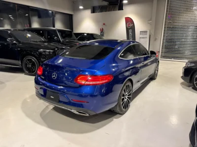 2016 Mercedes-Benz C-Class C300 Coupe 4 Cylinders Petrol Engine Blue Tan Coupe