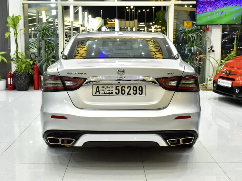 2021 Nissan Maxima SV 6 Cylinder Petrol Engine Silver Black Sedan American Specs