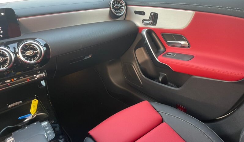 2023 Mercedes-Benz CLA 200 1.3 Litres 4-cylinder Petrol Engine White Red Sedan FWD