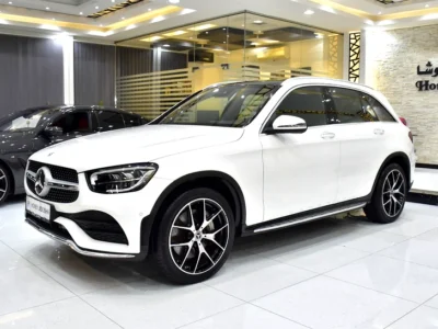 2021 Mercedes-Benz GLC GLC 200 4 Cylinder Petrol Engine White Red Crossover GCC