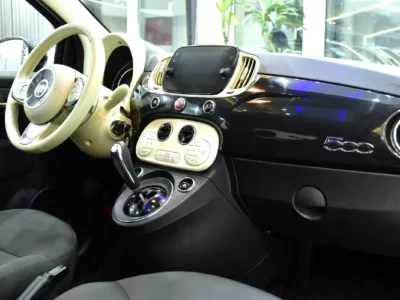 2023 Fiat 500 Dolcevita 4 Cylinder Petrol Engine Black Hatchback GCC Specs