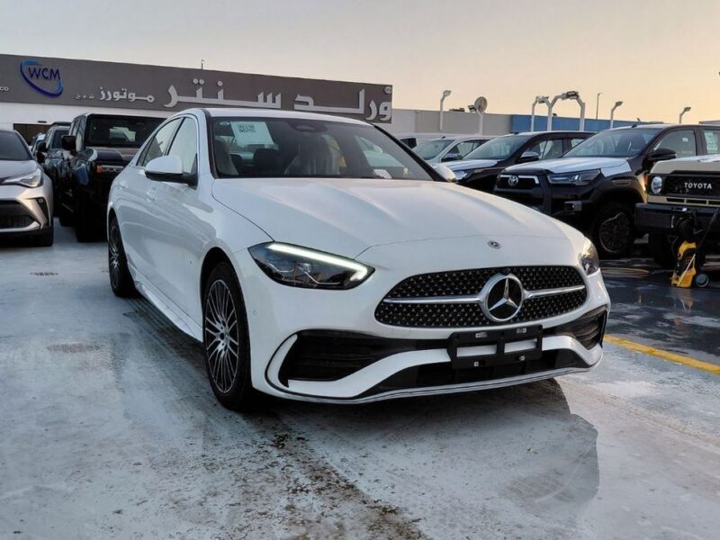 2025 Mercedes-Benz C 200 MERCEDES C200L 1.5L 4 Cylinders Engine White Black Sedan