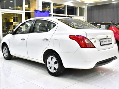 2021 Nissan Sunny EX 4 Cylinder Petrol Engine White Beige Sedan GCC Specs