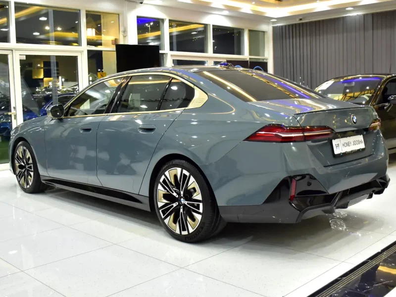 2024 BMW 5-Series 520i 4 Cylinder petrol Engine Grey Red Sedan GCC Specs