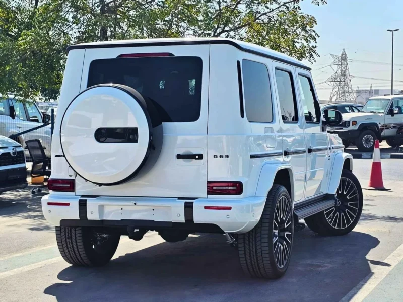 2025 MERCEDES BENZ G63 AMG BITURBO 4.0L V8 PETROL White Orange SUV American Specs