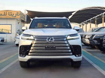2024 Lexus LX 500 LX500D TURBO SPORTS 3.3L V6 DIESEL White Tan SUV GCC