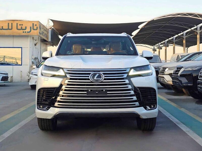 2024 Lexus LX 500 LX500D TURBO SPORTS 3.3L V6 DIESEL White Tan SUV GCC