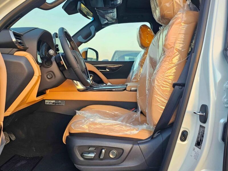 2024 Lexus LX 500 LX500D TURBO SPORTS 3.3L V6 DIESEL White Tan SUV GCC