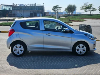 2020 Chevrolet Spark LT 4 Cylinder Petrol Engine Silver Black Hatchback GCC Specs