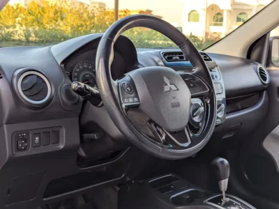 2022 Mitsubishi Attrage GLX 3 Cylinder Petrol Engine Maroon White Sedan GCC