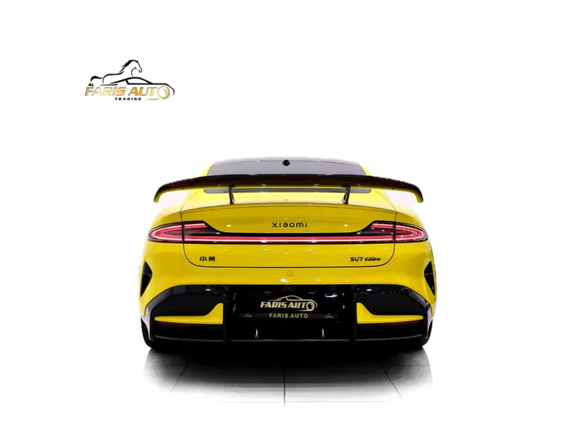 2025 Xiaomi SU7 Ultra EV FULLY LOADED CARBON Exterior Interior Yellow Sedan