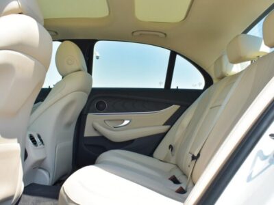 2023 Mercedes-Benz E320 2.0 Litres 4-cylinder Petrol Engine White Beige Sedan RWD