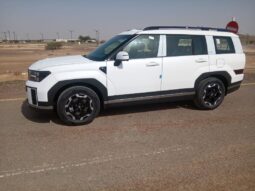 2024 Hyundai Santa Fe 2.5L Turbocharged Inline 4-Cylinder White Tan SUV