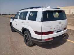 2024 Hyundai Santa Fe 2.5L Turbocharged Inline 4-Cylinder White Tan SUV