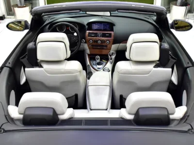 2008 BMW M6 M6 Convertible 10 Cylinder Petrol Engine Grey White Soft Top Convertible