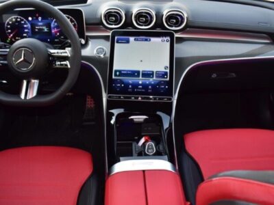 2023 Mercedes-Benz C 200 4 Cylinder Petrol Engine1.5-liter Black Red Sedan RWD