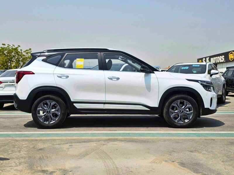 2025 Kia Seltos CVT LUXURY DUAL TONE WITH BLACK ROOF 1.5L V4 White Black SUV