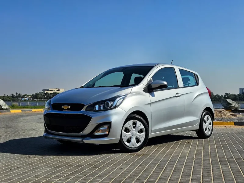 2020 Chevrolet Spark LT 4 Cylinder Petrol Engine Silver Black Hatchback GCC Specs