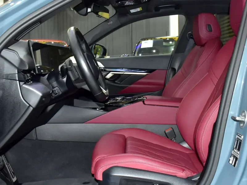 2024 BMW 5-Series 520i 4 Cylinder petrol Engine Grey Red Sedan GCC Specs