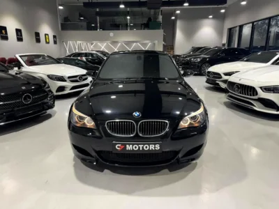 2008 BMW M5 Standard 10 Cylinder Petrol Engine Black White Sedan Korean Specs