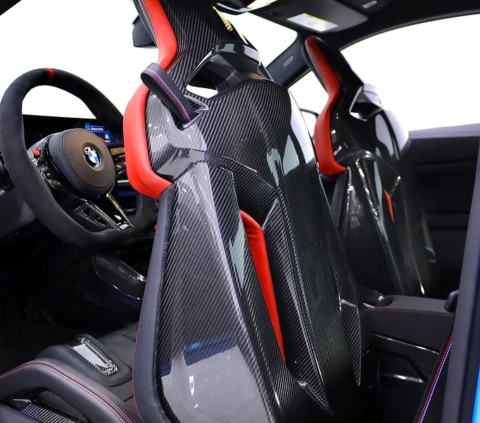 2025 BMW M4 Other 6 Cylinders CS RIVERA BLUE Black Coupe CARBON BUCKET SEATS