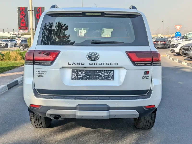 2022 Toyota Land Cruiser GR Sport 3.3L V6 Cylinders White Black SUV GCC Specs